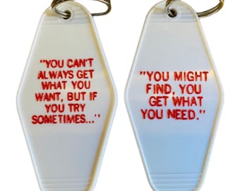 ROLLING STONES inspired keytag