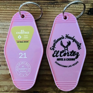Las Vegas EL CORTEZ Hotel Casino inspired keytag