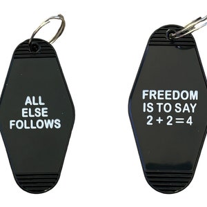 Portachiavi tributo di Orwell del 1984