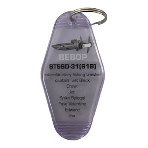 Anime Keytag on Translucent Keytag