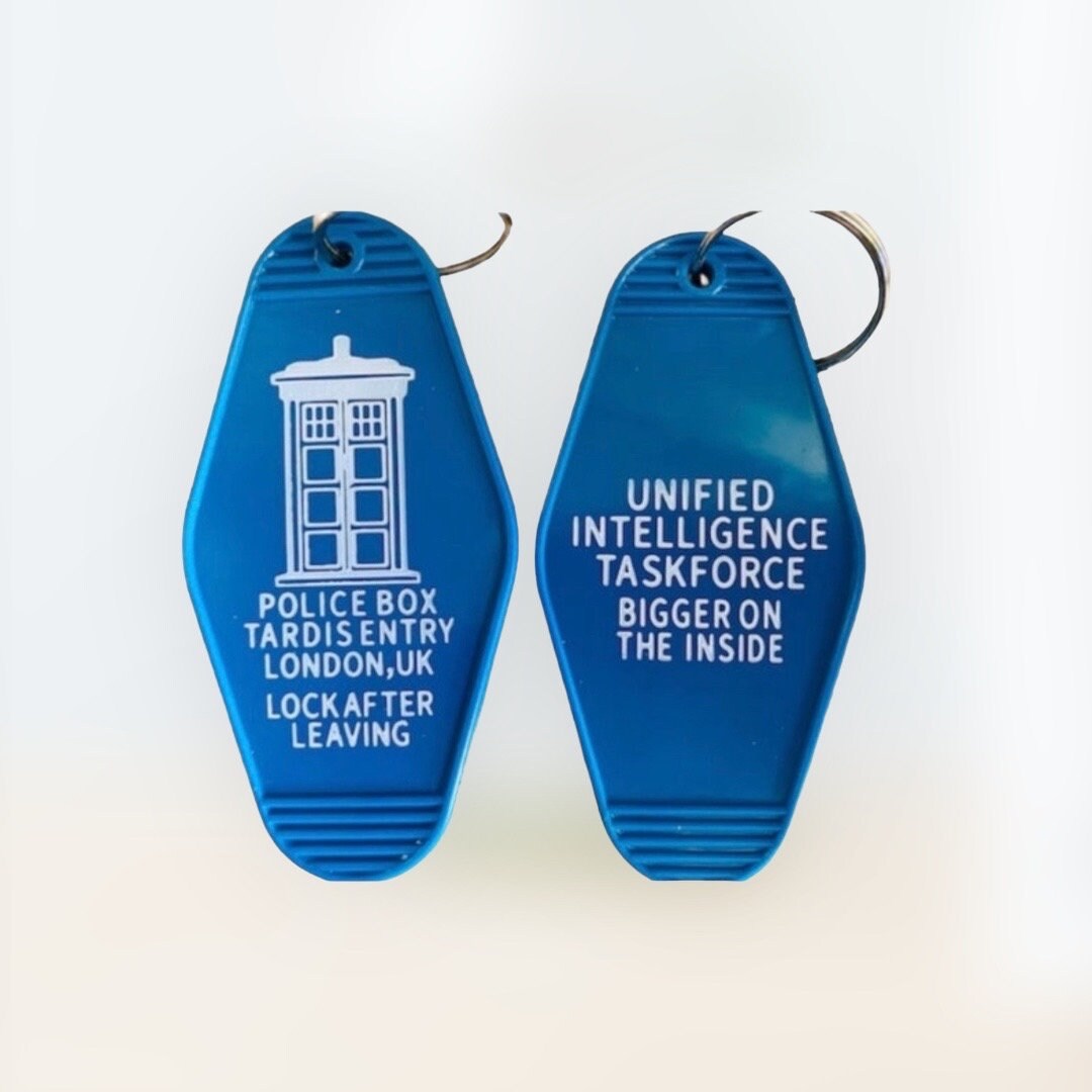 Dr. Who Inspired Police Box Tardis Entry Keytag - Etsy