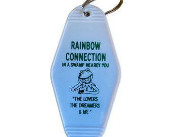 MUPPETS RAINBOW CONNECTION inspired keytag