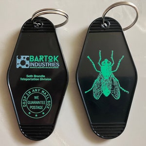 THE FLY inspired Bartok Industries Keytag