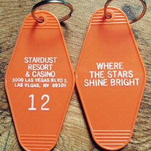 Op STARDUST RESORT & CASINO geïnspireerde vintage keytag