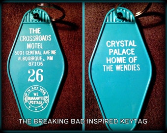 BREAKING BAD inspired "Crossroads Motel" TV Series inspired Keychain