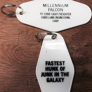 Smuggler&#39;s Speed Records SciFi Movie Inspired Keytags