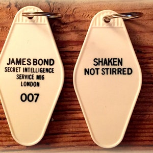 British Secret Service Inspired Movie Keytag