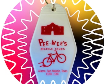 PEE WEE PLAYHOUSE inspired keytag