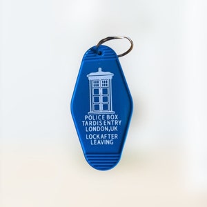 Dr. Who Inspired Police Box Tardis Entry Keytag - Etsy