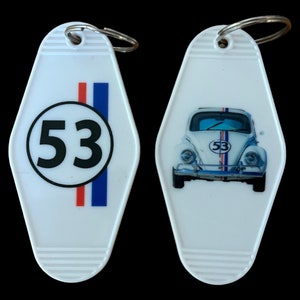 HERBIE LOVE BUG inspired Love Bug Keytag
