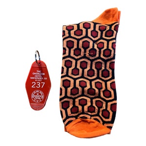 Room 237 Resort sock and Keytag combo