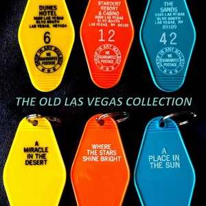 3 etiquetas clave - Colección Old Las Vegas - Stardust, Dunes, Sands
