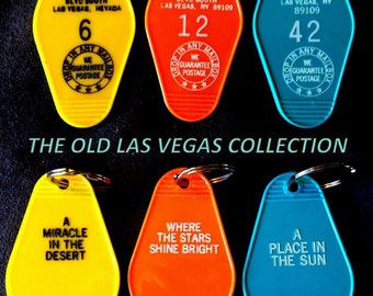 3 key tags - Old Las Vegas Collection - Stardust, Dunes, Sands