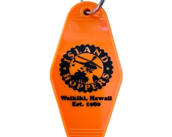 ISLAND HOPPERS Magnum PI inspired keytag