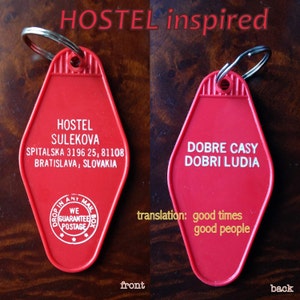 The HOSTEL inspired movie KEYCHAIN, key fob horror Movie Prop