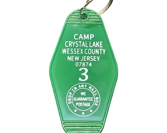 FRIDAY THE 13th inspired Camp Crystal Lake keychain