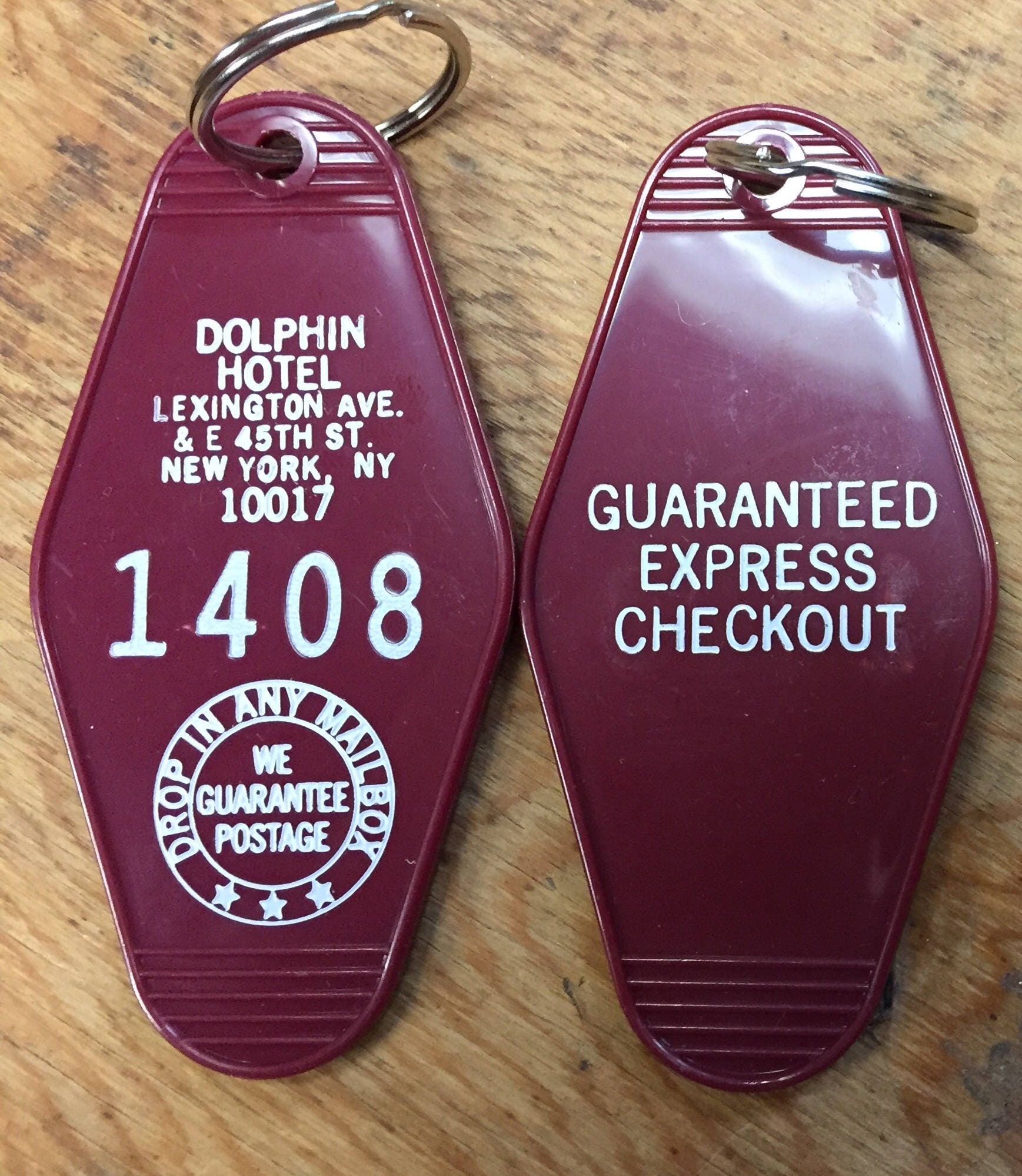 Stephen King S 1408 Movie Inspired Dolphin Hotel Keytag