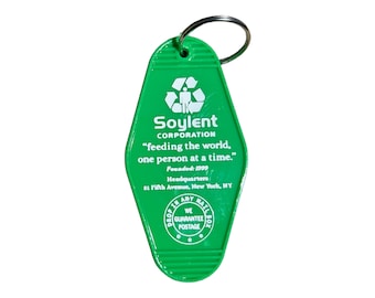 Soylent Green 1970s movie inspired keytag