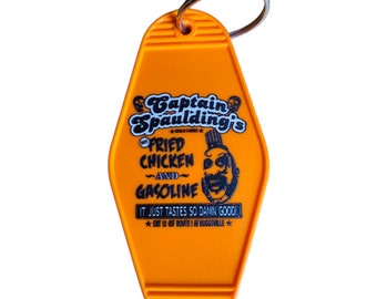 HOUSE OF 1000 Corpses Captain Spaulding Fried Chicken Keytag