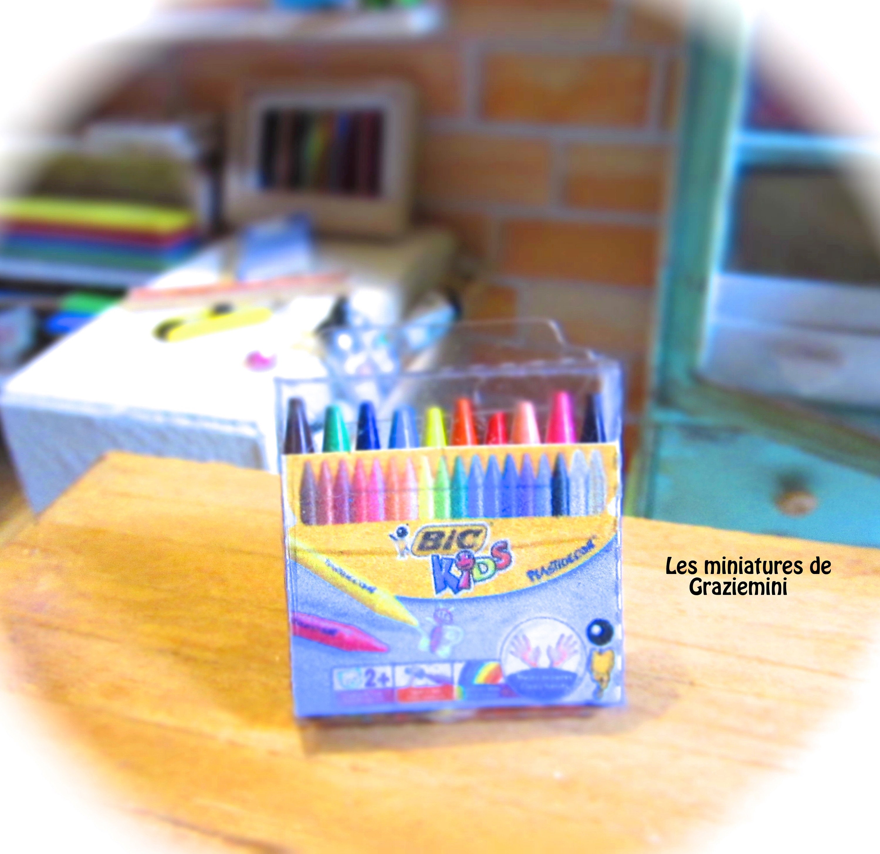 Colors Box - Scale 1:12- Dollhouse Miniatures- - Etsy