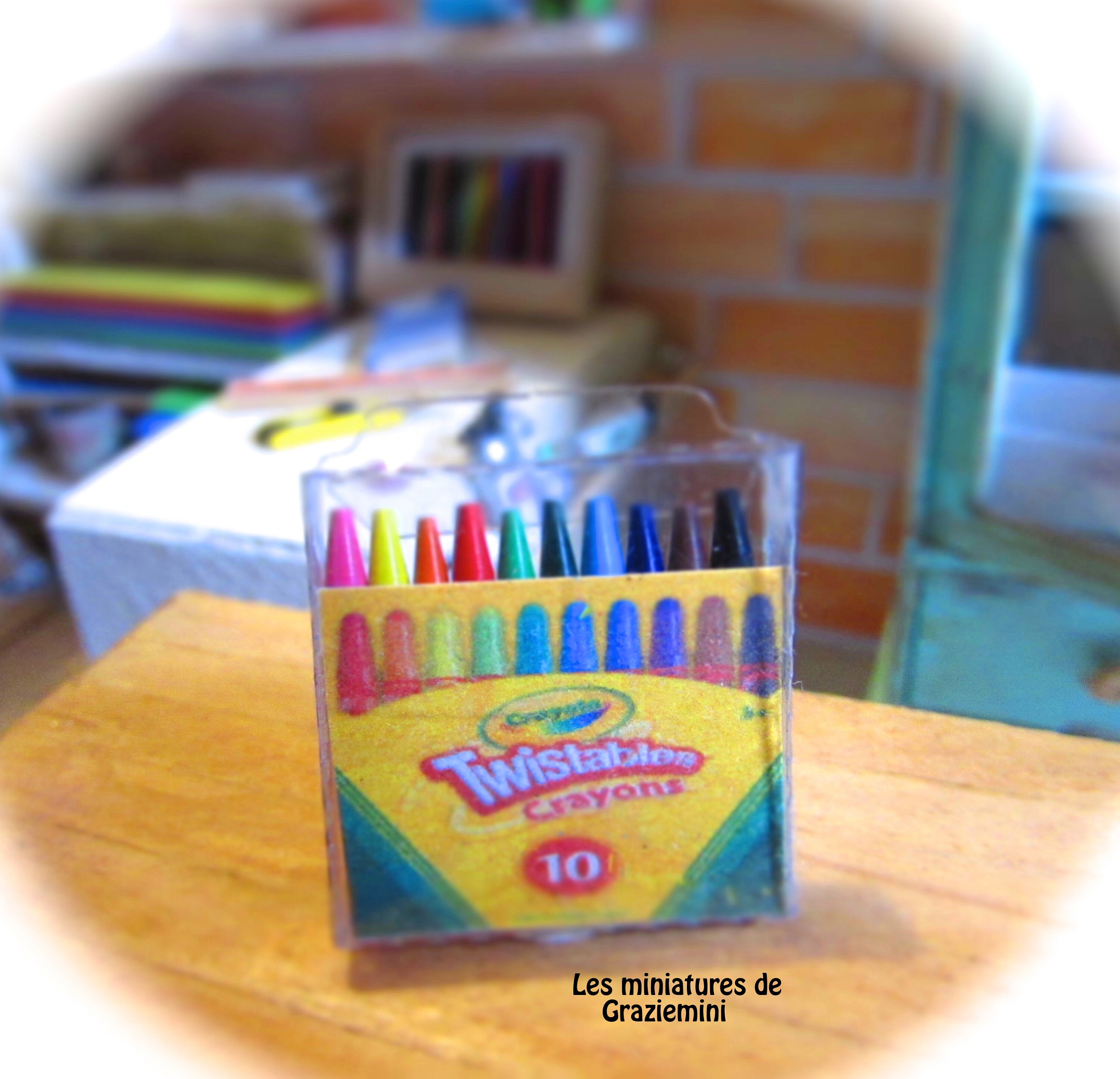 Colors Box - Scale 1:12- Dollhouse Miniatures- - Etsy