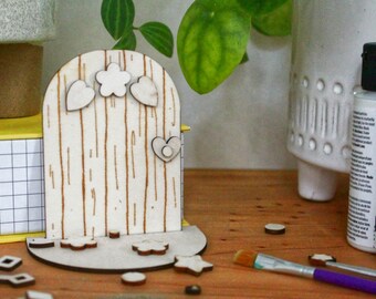 Fairy Door Kit - Paint and Decorate DIY