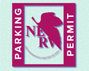 NERV Parking Permit Decal