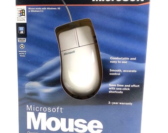 Genius Vintage Genius Computer Mouse Computer Mouse 3 Button Vintage Computer Mouse FSUGMZC4 Serial