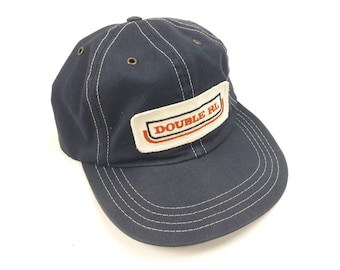 Ralph Lauren RRL Blue Satin Wings Logo Patch Flight Hat Cap New