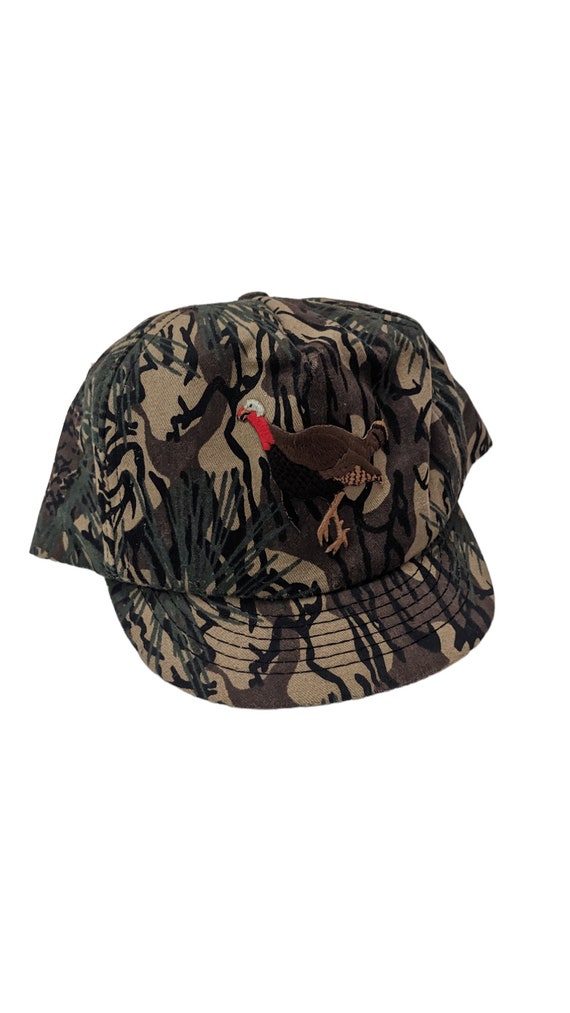 Short Brim Camouflage Turkey Hunting Snapback Hat 