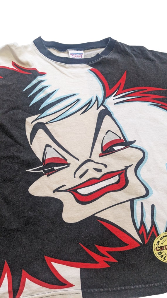 Disney Cruella De Vil Tee Shirt Size L/XL 101 Dal… - image 2