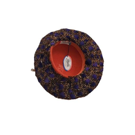 Mr John Classic Vintage Orange Wool Feather Brim Hat Excello  display picture 1