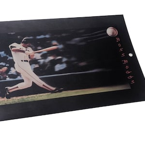 1983-1985 Nike Poster Card 5X7 Boss Boggs Wade Boggs MLB Baseball Boston Red Sox ENVÍO GRATIS