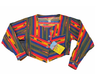 P.S. Rhinestones Panhandle Slim XS Top Vintage