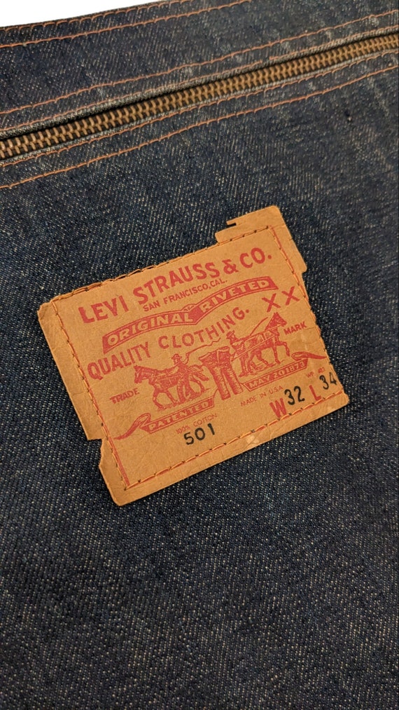 Buy Levis Big E 501 Original Document Holder Vintage 60s 70s Pouch 