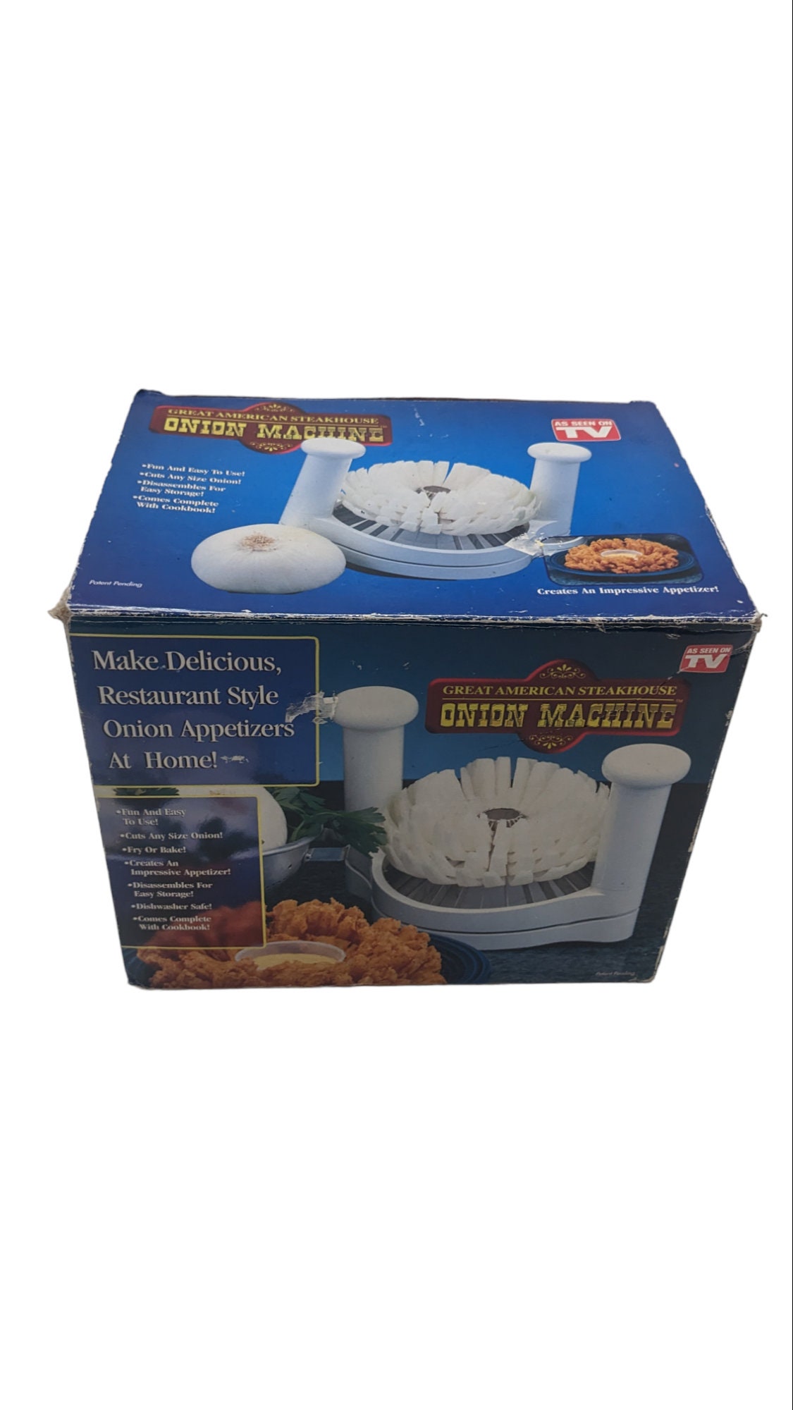 (Very Good) Great American Steakhouse Onion Machine Blooming Onion Maker  Slicer