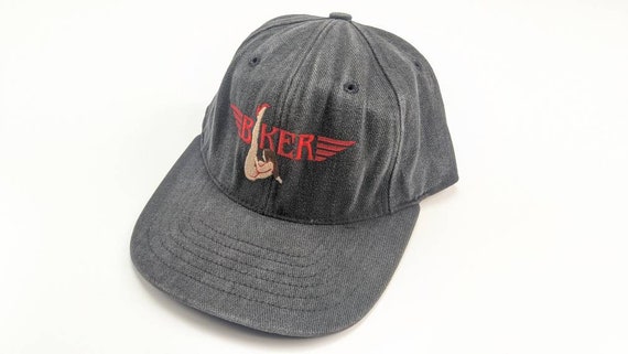 Biker Chick Snapback Hat Vintage 80s 