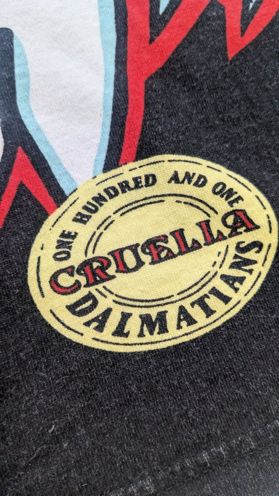 Disney Cruella De Vil Tee Shirt Size L/XL 101 Dal… - image 3