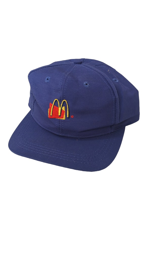 Mcdonalds Employee Adjustable Snapback Hat Basebal