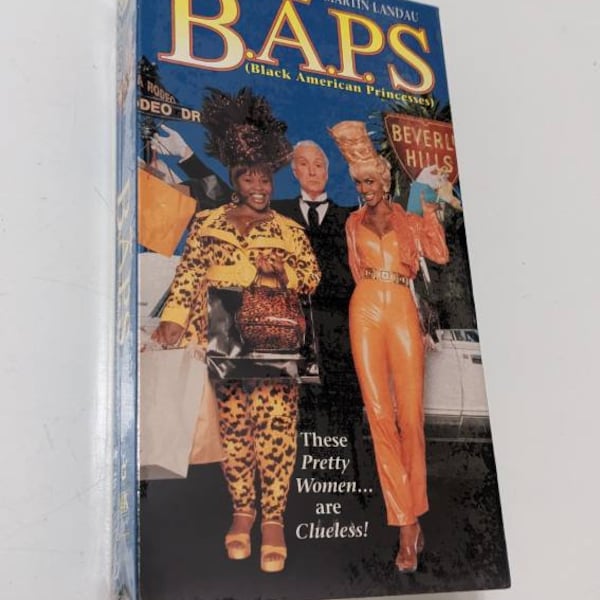 B.A.P.S Black American Princesses VHS New Sealed 1997 Warner Brothers Halle Berry Martin Landau Vintage 90s FREE Shipping