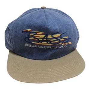 Gorra de camionero tipo snapback de la Sociedad de Pescadores y Deportistas de Bass Anglers