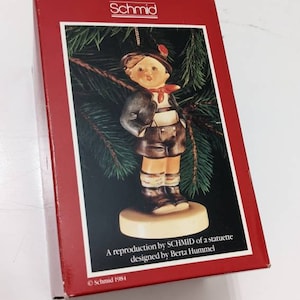 ベルタ・フンメルがデザインしたシュミット像 アルプスの少年 複製オーナメント ヴィンテージ 1984 送料無料