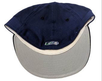 Seattle Seahawks New Era 5950 Made in USA NFL Football 7 1/8  display picture 1