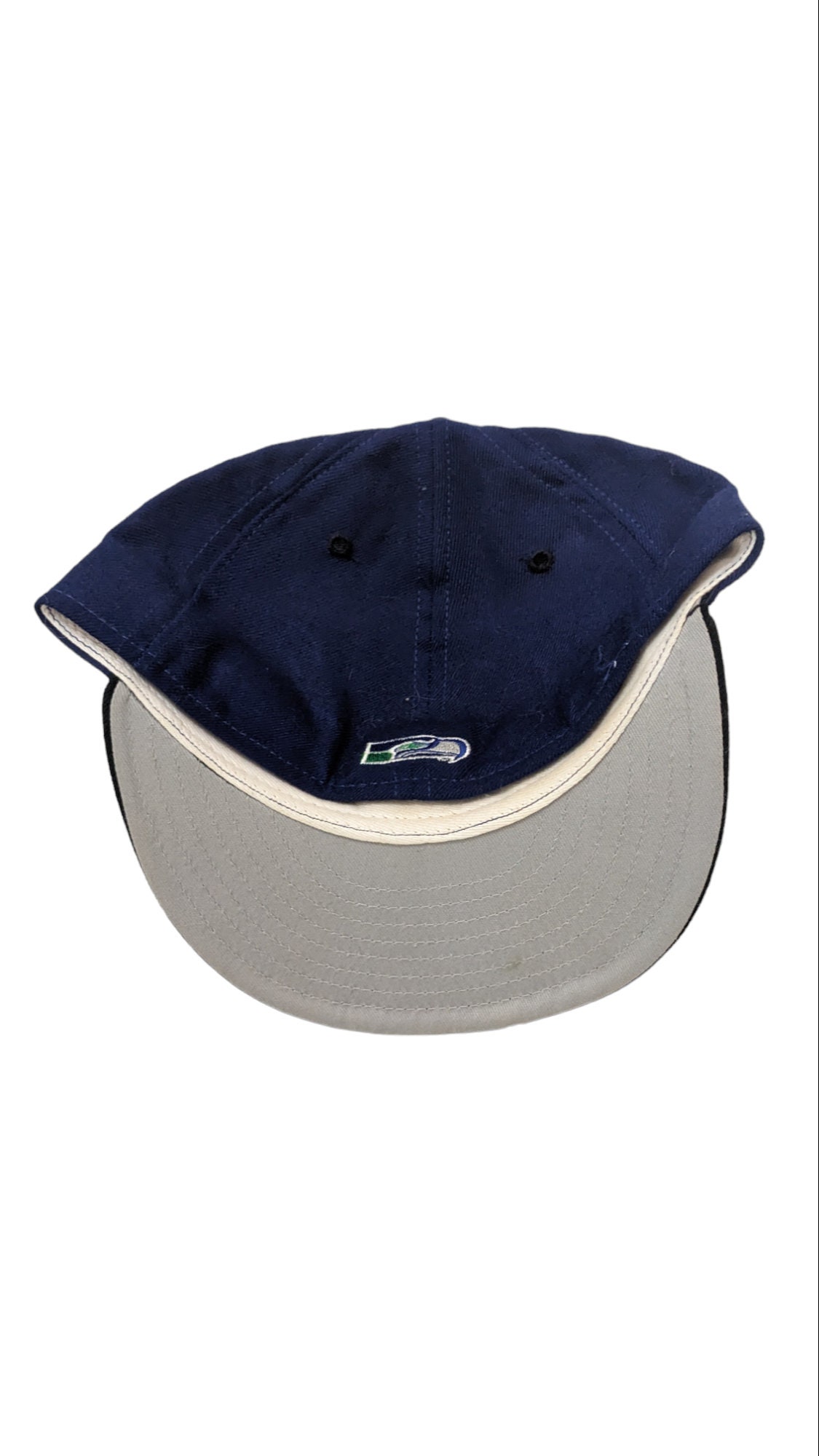 Seattle Seahawks‎ New Era 5950 Made In USA NFL Football Fitted Cap Vintage 90s vintage seattle seahawks hat 90 main image 3