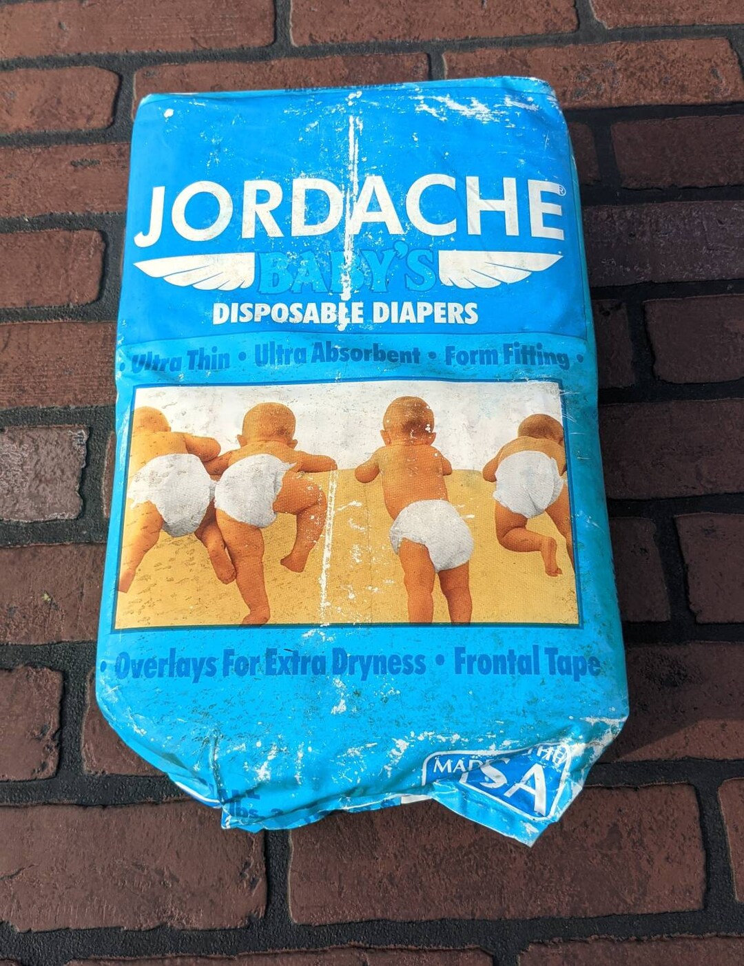 Vintage Plastic Jordache Disposable Diapers Size S 30ct Etsy