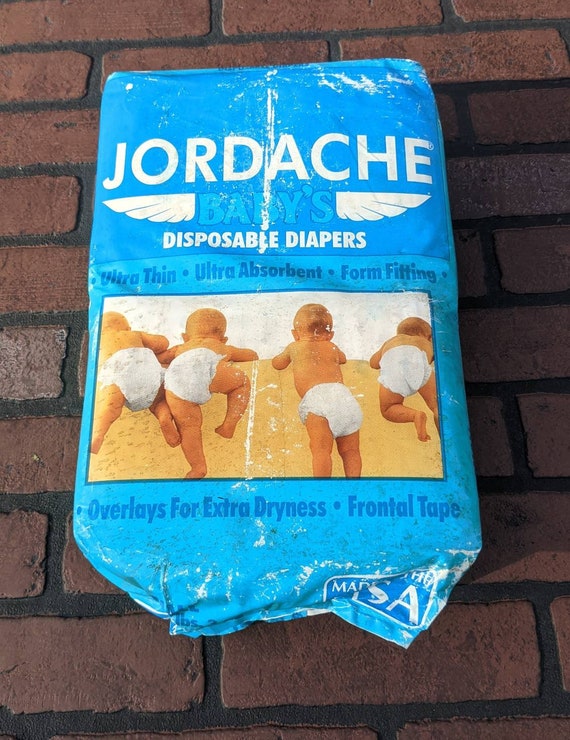 Vintage Plastic Jordache Disposable Diapers Size S 30ct Etsy