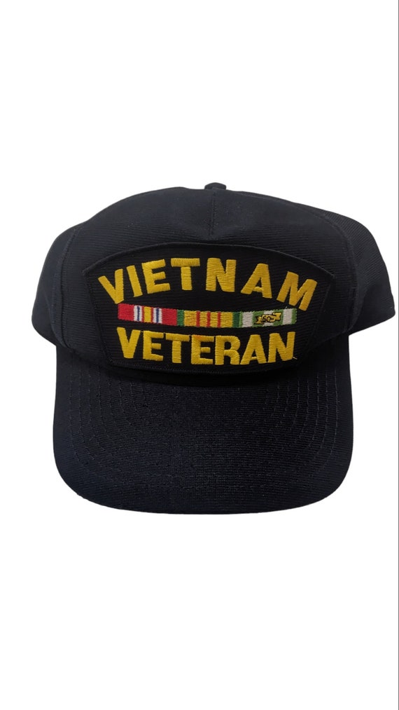 Vietnam Veteran Eagle Crest Adjustable Snapback Ha