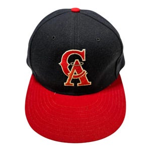 Vintage California Angels New Era 59Fifty Pro Model Fitted Hat Cap Wool 7 1/8 MLB Baseball Gift Ideas
