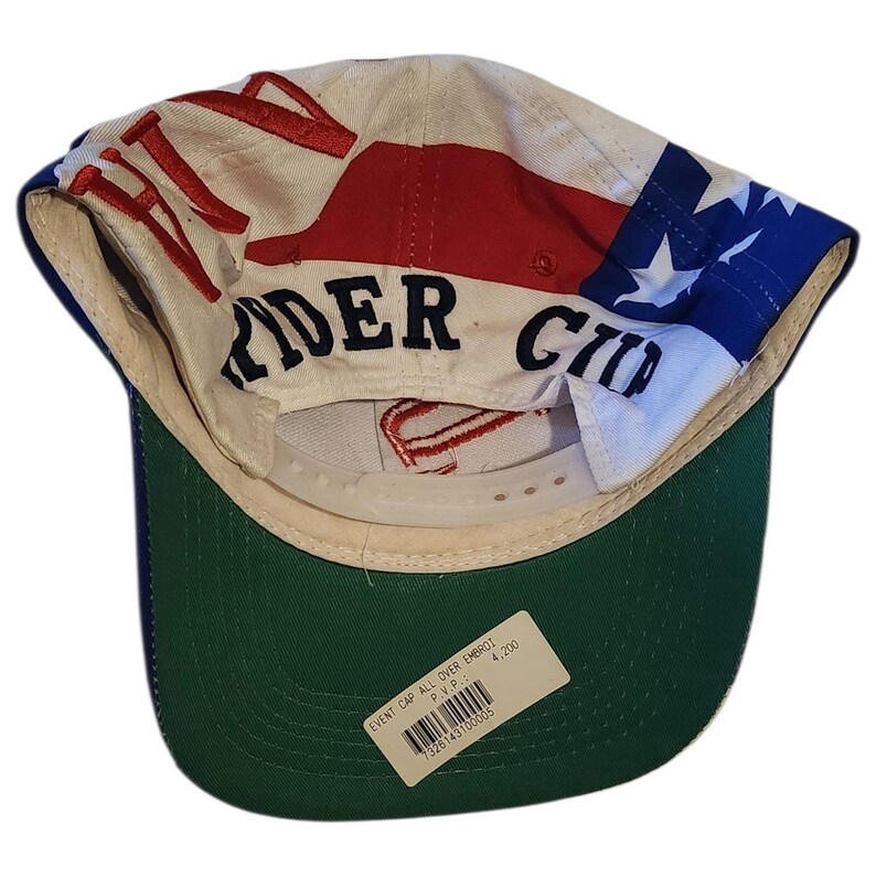 Ryder Cup 97 Valderrama Golf Cap USA Europe Flag Johnnie Walker Event Hat image 3