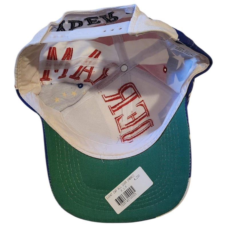 Ryder Cup 97 Valderrama Golf Cap USA Europe Flag Johnnie Walker Event Hat image 5